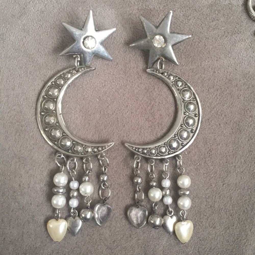 Moon earrings